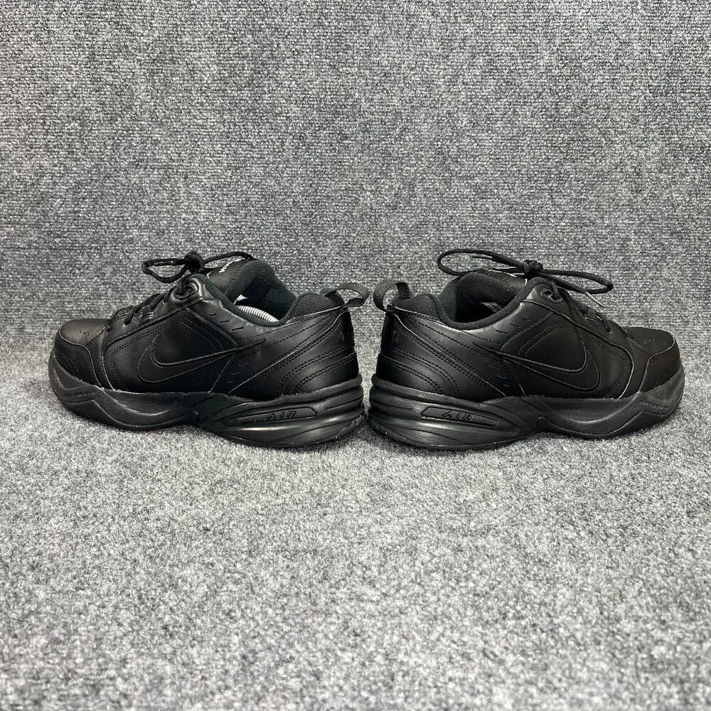 Nike Air‎ Monarch IV Athletic Shoes Men's Size 13 Black Leather Comfort Walking